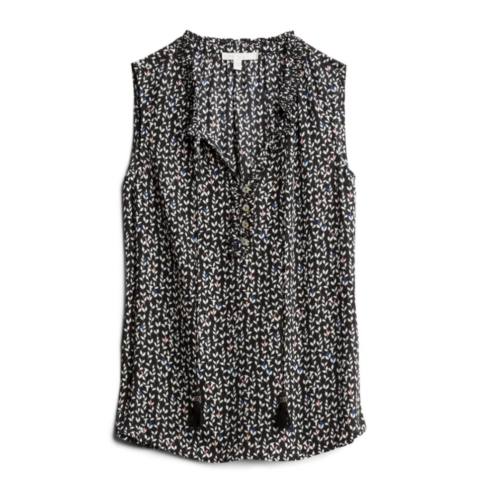DANIEL RAINN Laleh Tie Neck Detail Top